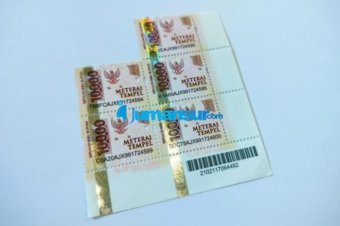 cara beli meterai elektronik